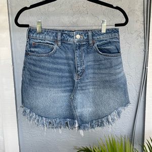 Free People Bailey Denim Mini Skirt
